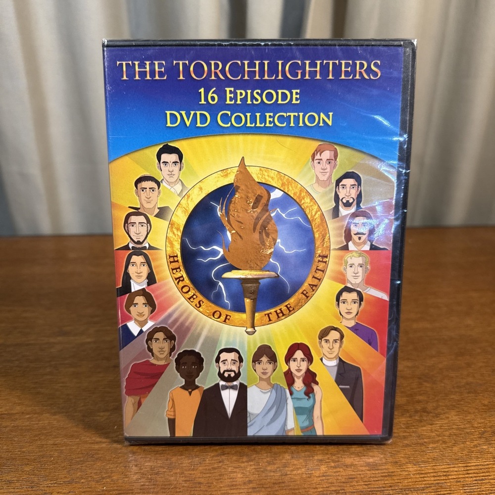 The Torchlighters: Christian Cartoons 16 Episodes NEW Factory SEALED 4 DVD Set